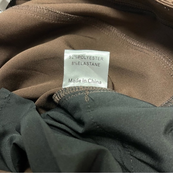 Princess Polly Pants Women's Size 8 US Brown Lulu Straight Leg High Waisted NWT - Picture 13 of 15